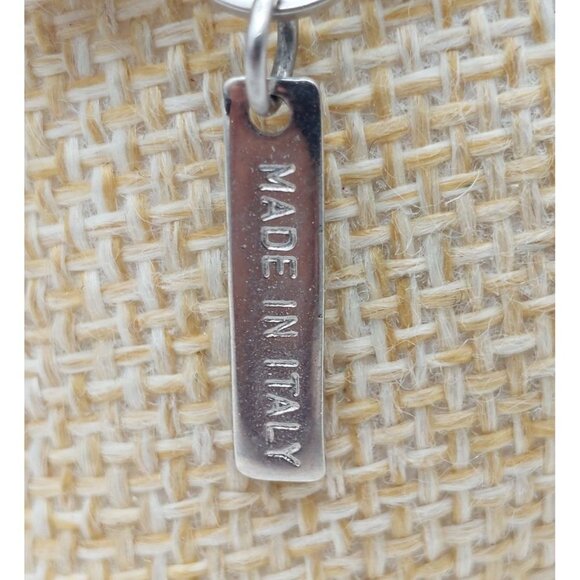 Coccinelle Silver Tone & Green Plastic Modern Art to Wear Bracelet 8" - Picture 10 of 11